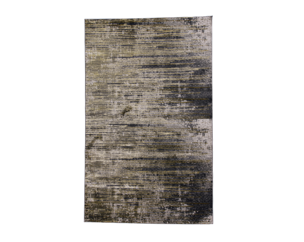 TAPETE ZURIA 1014C DORADO / VERDE DE 244 X 335