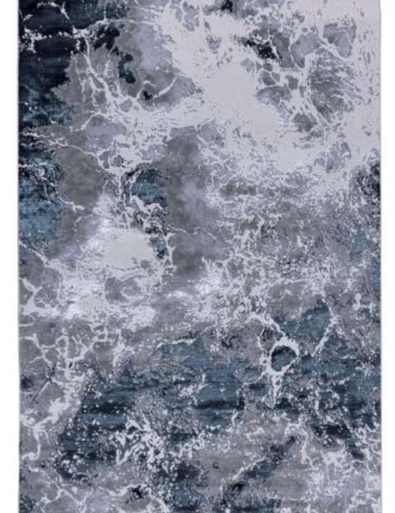 TAPETE NELA 1003C NEGRO / GRIS DE 244 X 334