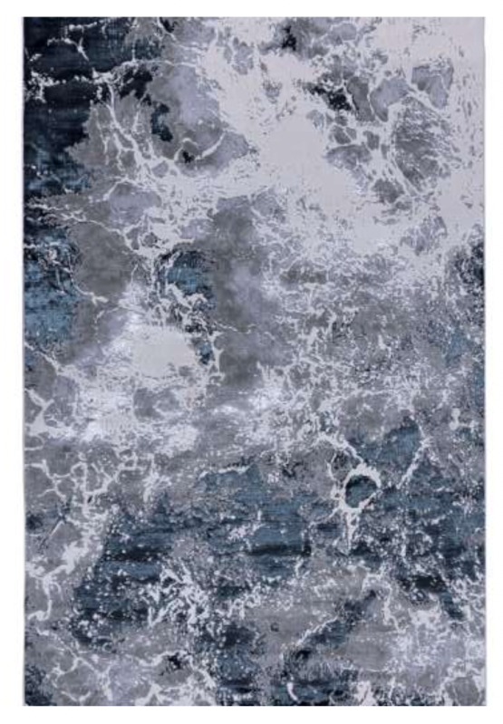 TAPETE NELA 1003C NEGRO / GRIS DE 244 X 334