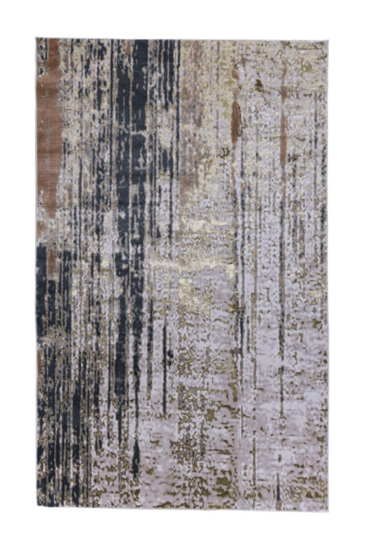 TAPETE ZURIA 1008C DORADO / TAUPE DE 244 X 334