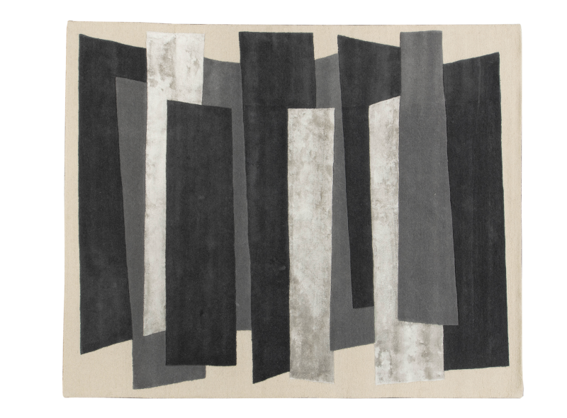 TAPETE HANA 120N3 AZUL / GRIS DE 244 X 305