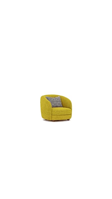 SILLON GRIFFINO LOXLEY MOSTAZA SL7098-6S 1 COJIN