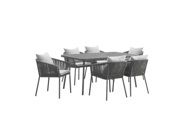 COMEDOR DE JARDIN VENICE (MESA Y 6 SILLAS)