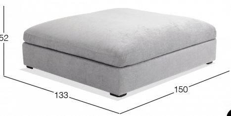 OTTOMAN MODELO WILLIAMS TAPIZ ODDYSEY JUTE - Imagen 4