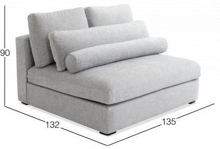 SILLON SIN BRAZOS MODELO WILLIAMS TAPIZ ODYSSEY SHELL - Imagen 2