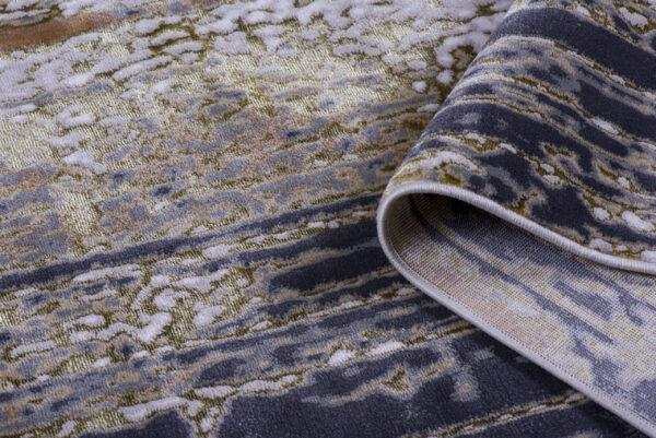TAPETE ZURIA 1008C DORADO / TAUPE DE 244 X 334 - Imagen 3