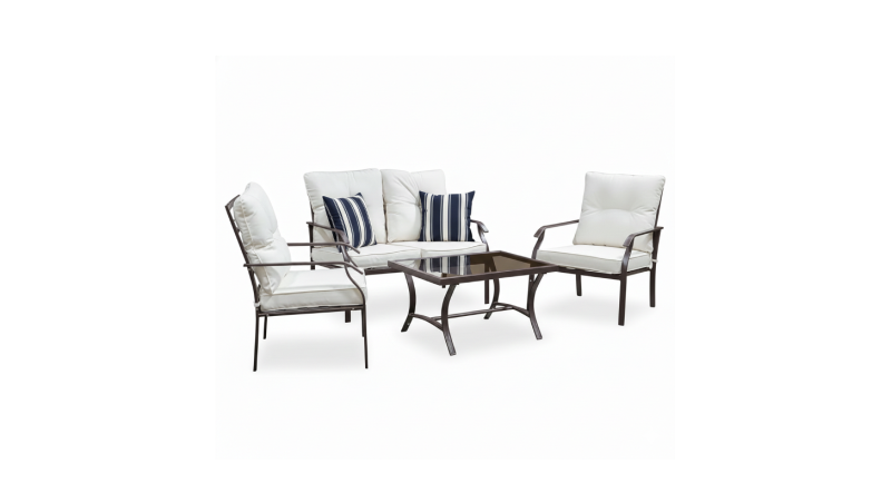 SALA DE JARDIN MODELO LAGUNA 1 LOVESEAT / 2 SILLONES / 1 MESA DE CENTRO