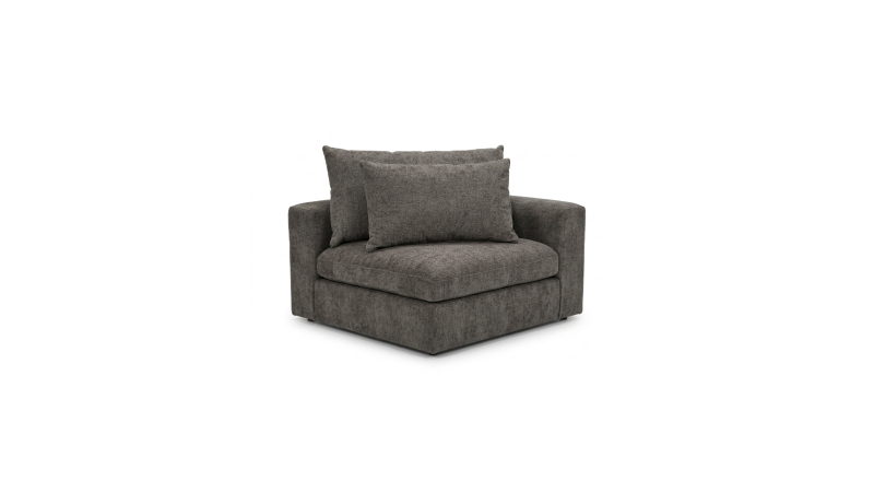 SILLON ESQUINERO BELLUCI TAPIZ MIRAGE TITANIUM