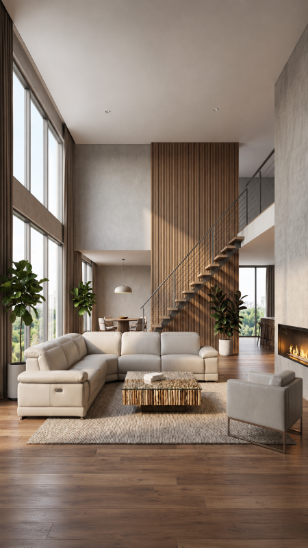 SALA ESQUINERA ESCAPE RECLINABLE TAPIZ LIGHT GRAY