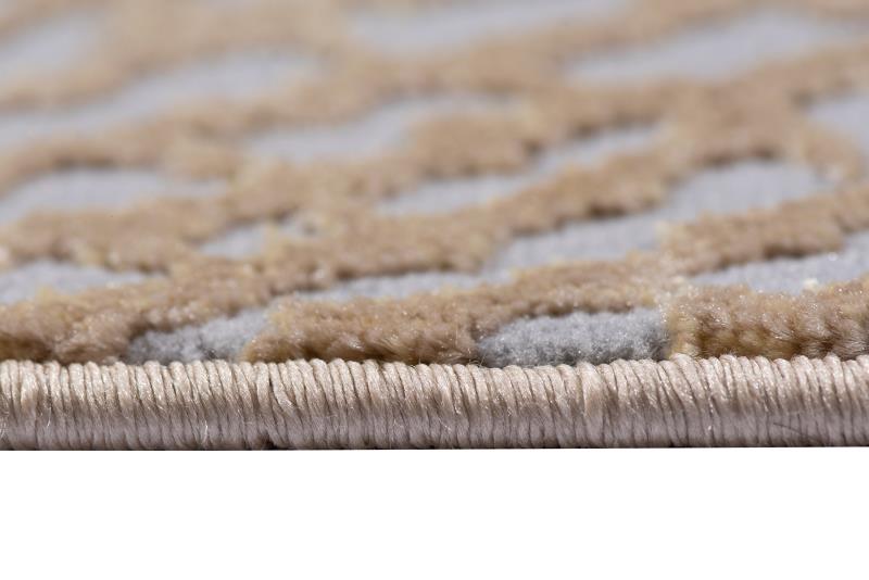 TAPETE EREN 1042C GRIS / ORO DE 244 X 334 - Imagen 2