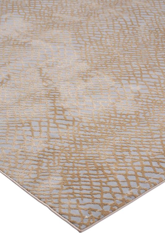 TAPETE EREN 1042C GRIS / ORO DE 244 X 334 - Imagen 3