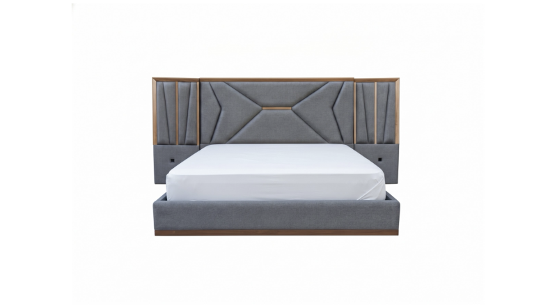 CAMA QUEEN SIZE NAIROBI TAPIZ GRIS