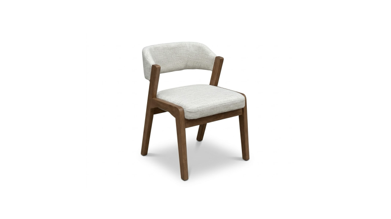 SILLA MARK TAPIZ PISCES NATURAL PATA NOGAL