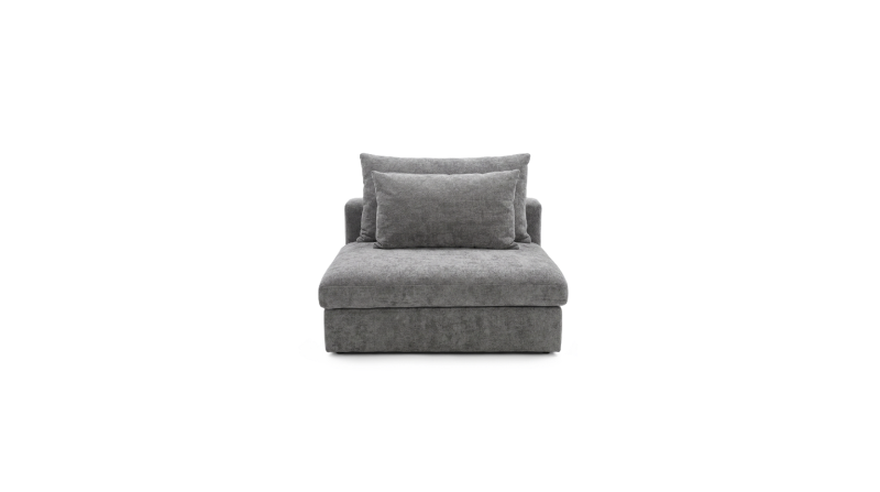 SILLON SIN BRAZOS BELLUCI TAPIZ MIRAGE TITANIUM