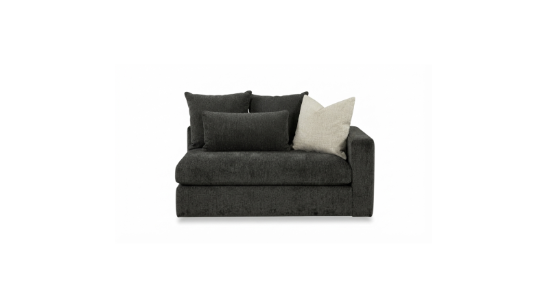 SILLON DERECHO MODELO GENOVA TAPIZ NEGRO
