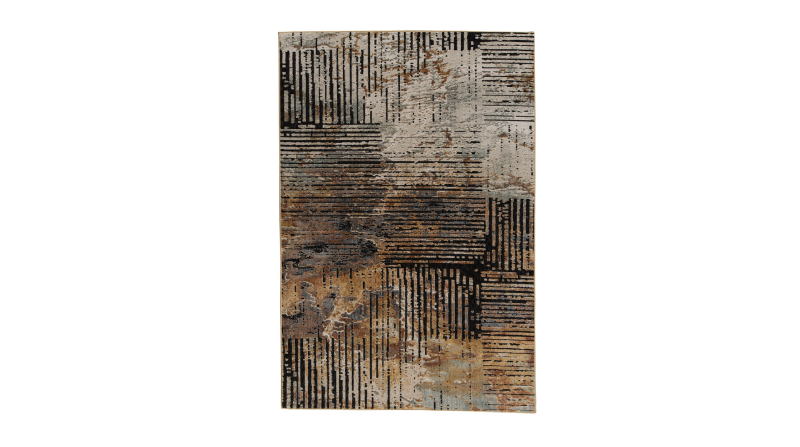 TAPETE PINAR 1076C OCRE / CHARCOAL DE 236 X 334