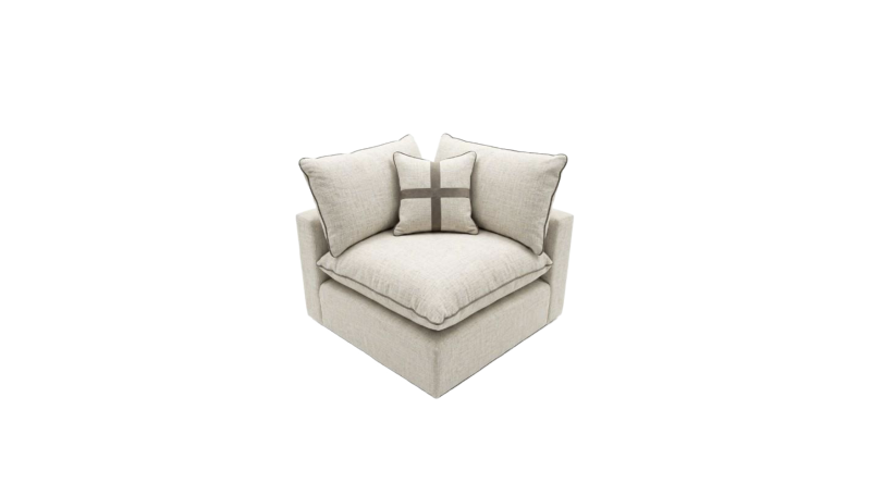 SILLON ESQUINERO MODELO MADRID TAPIZ FLOFFY PORCELAIN