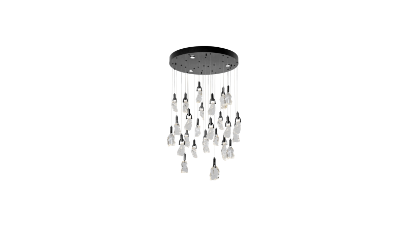 CANDIL CL00269 DE 25 CRISTALES BASE IRON