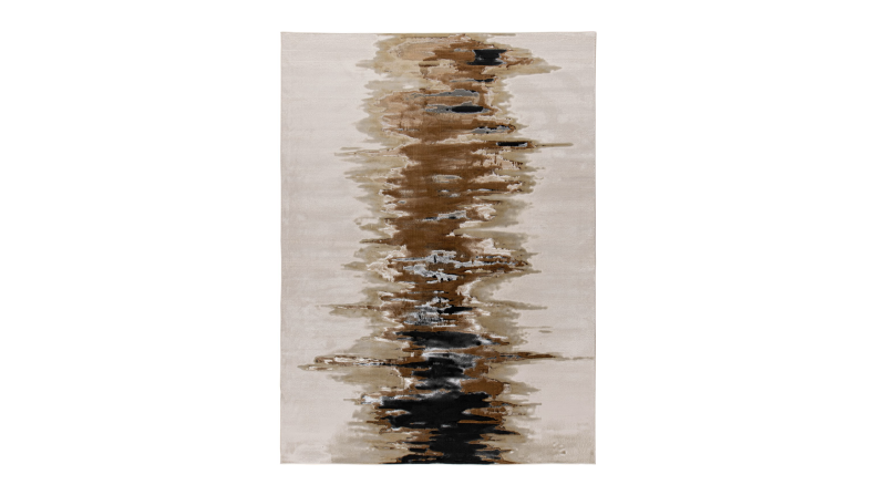 TAPETE CARAT 1057C NEGRO / OCRE DE 304 X 400